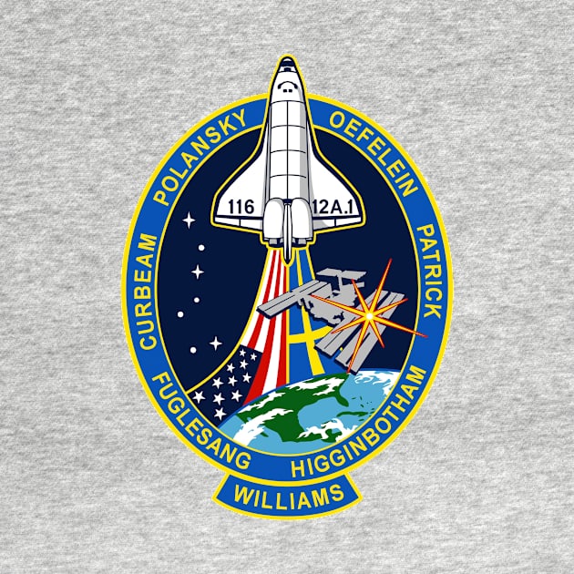 STS 116 Mission Patch by Spacestuffplus